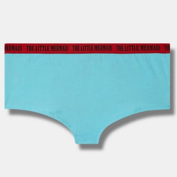 ❤️NWT VINTAGE TORRID PANTY DISNEY PRINCESS ARIEL LITTLE MERMAID BOYSHORT PLUS - Picture 5 of 7